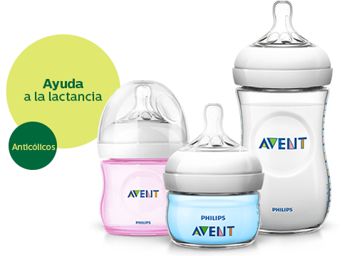 El biber&oacute;n Natural Philips Avent es antic&oacute;licos y ayuda a la lactancia