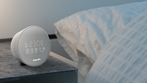 Radio reloj despertador Philips, radio reloj DAB+ FM